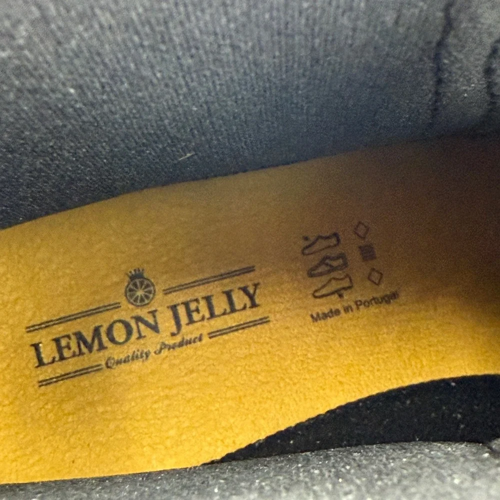 Lemon Jelly City Black Matte Chelsea Rain Boots Women Size 41 EU 10 US
